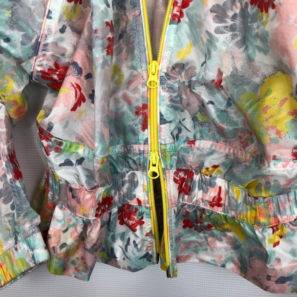 NWT Adidas Stella McCartney Multi Floral Studio Jacket, Small - Picture 9 of 15